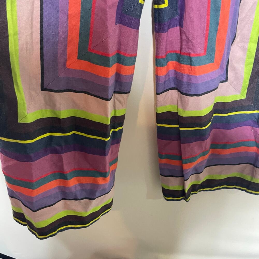 Mara Hoffman Multicolor Striped Wide-Leg Pants - Picture 8 of 8